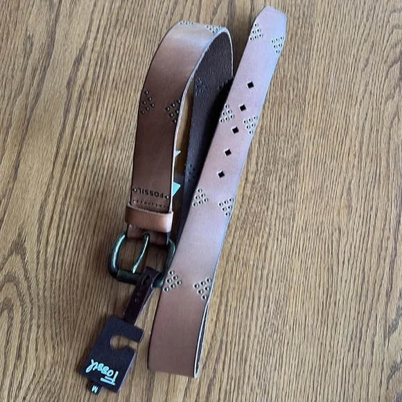 Fossil leather belt - Picture 2 of 2